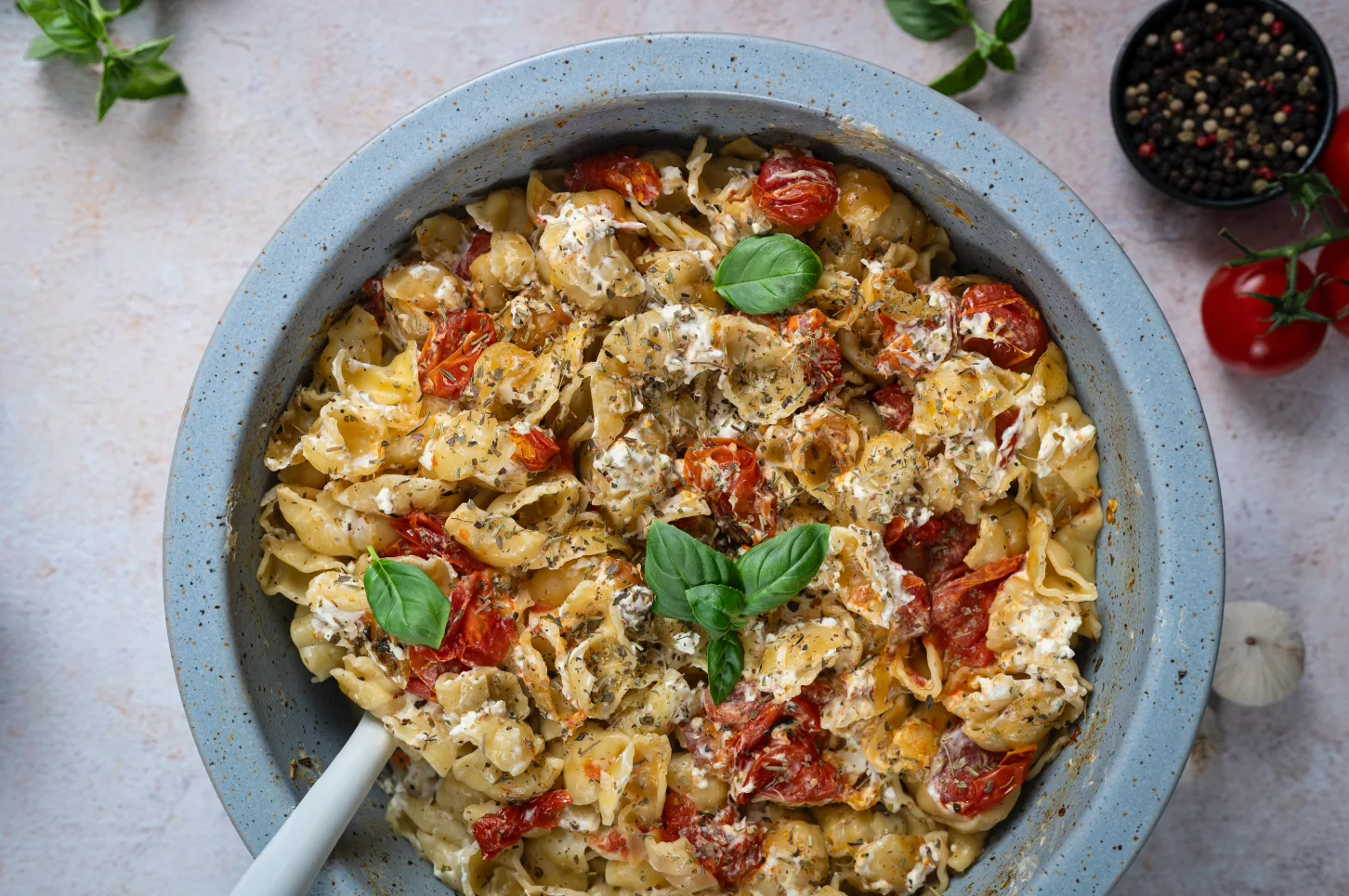 One Pot Pasta mit Feta