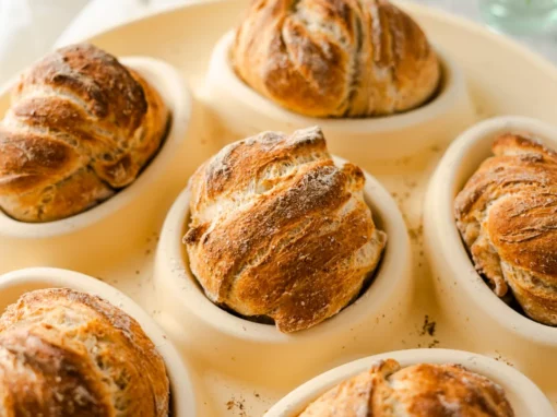 No Knead Overnight Sonntagsbrötchen – Frische Brötchen ohne Kneten